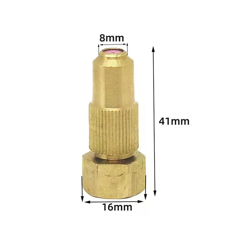 1PC Agricultural Irrigation Nozzle 16*41*8MM Adjustable Pottery Nozzle Pottery Adjustable Spray Effortless Installation