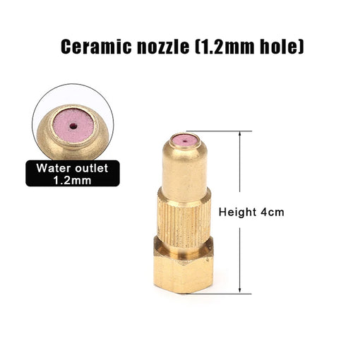 1PC Agricultural Irrigation Nozzle 16*41*8MM Adjustable Pottery Nozzle Pottery Adjustable Spray Effortless Installation