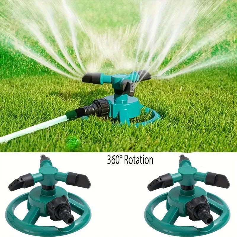 Sprinkler Nozzle 360 Degree Automatic Rotating Water Spray Garden Lawn Automatic Sprinkler Garden Watering Irrigation Supplies