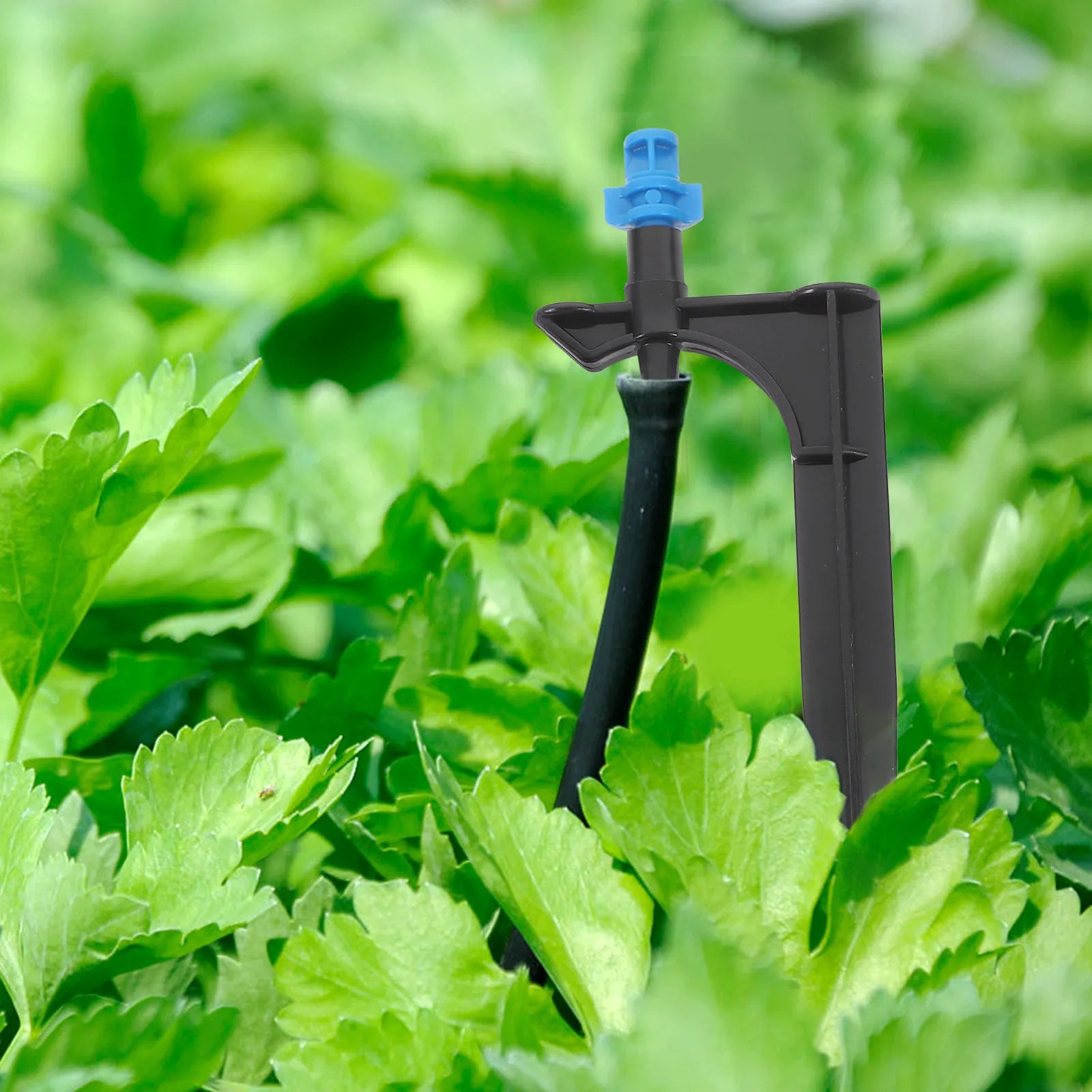 20pcs Drip Irrigation Sprayer Heads Emitter Stakes Dripper Sprinkler Parts Atomization Garden Orchard Strawberries PE Material