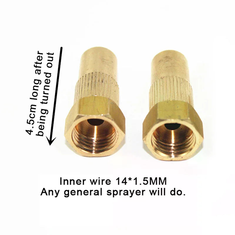 1PC Agricultural Irrigation Nozzle 16*41*8MM Adjustable Pottery Nozzle Pottery Adjustable Spray Effortless Installation