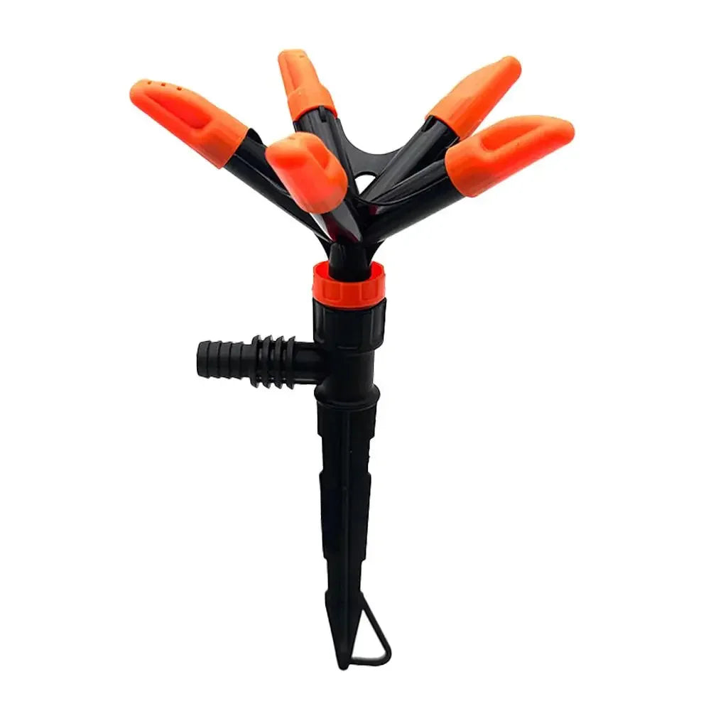 NEW 360 Degree Automatic Rotating Garden Lawn Irrigation Area Nozzle Water Sprinkler Supplies Coverage Spray Large Irrigati B8P3