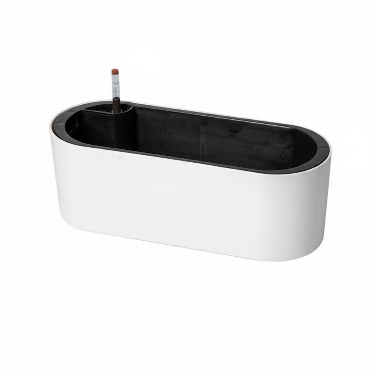 Rectangular Flower Pot with Legs Wall-Mountable Rectangular Hanging Planter Hanging Railing Planter Minimalist Design for Office