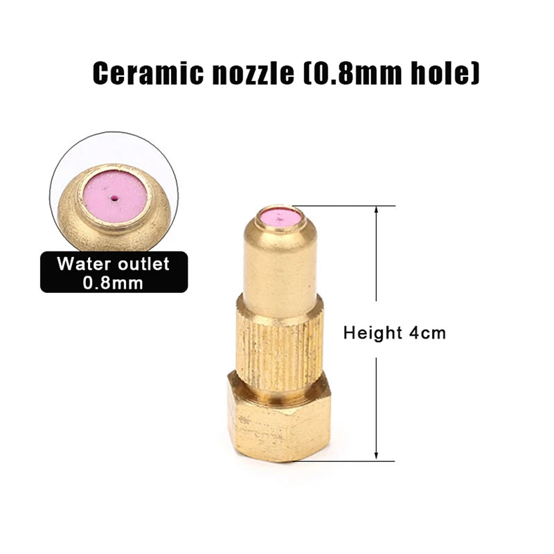 1PC Agricultural Irrigation Nozzle 16*41*8MM Adjustable Pottery Nozzle Pottery Adjustable Spray Effortless Installation