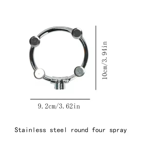 High Pressure Atomization Circular Nozzle Nozzle Five-Hole Circular Nozzle Stainless Steel Sprinkler Water Flowers And Trees