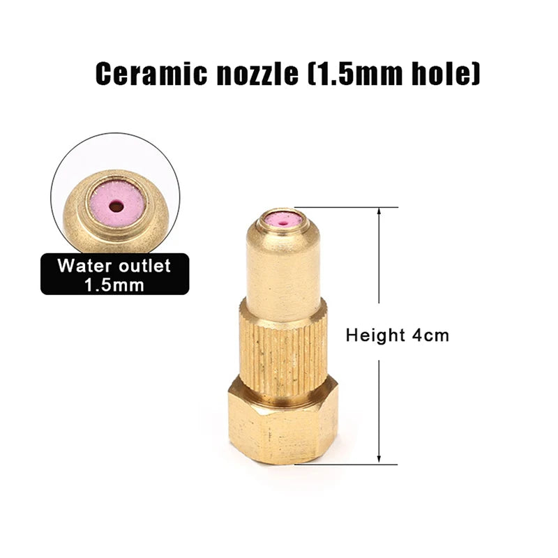 1PC Agricultural Irrigation Nozzle 16*41*8MM Adjustable Pottery Nozzle Pottery Adjustable Spray Effortless Installation