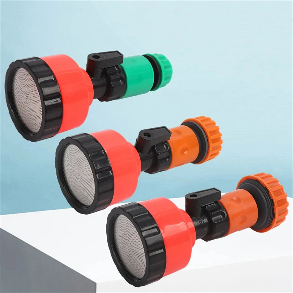 Durable Garden Sprinkler Head 400/1000/2000 Mesh Garden Greenhouse Sprayer Nozzle for 1/2" 3/4" 1" Water Pipe Watering Gun 1Pc