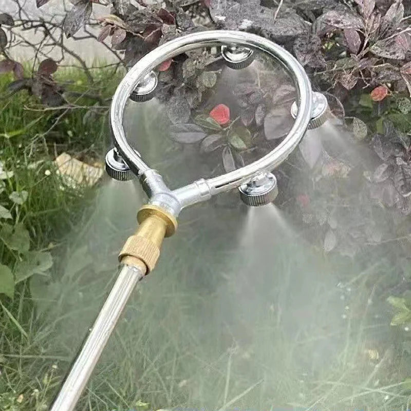 High Pressure Atomization Circular Nozzle Nozzle Five-Hole Circular Nozzle Stainless Steel Sprinkler Water Flowers And Trees