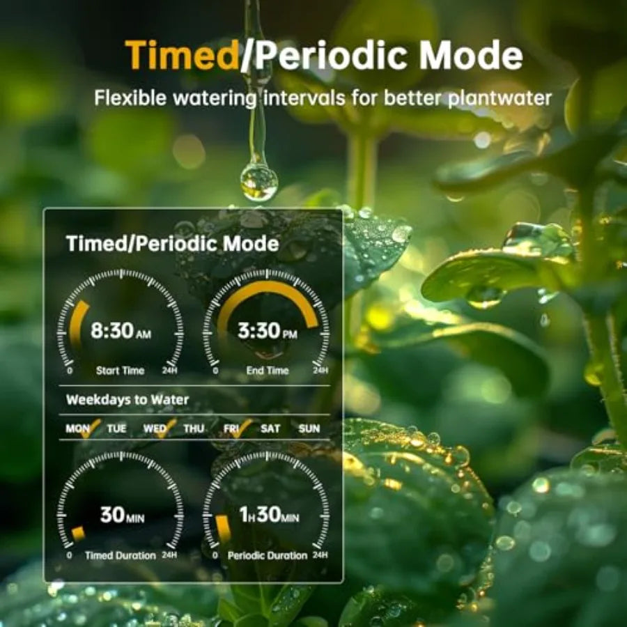 WiFi Water Timer for Garden Outdoor Irrigation System with Brass Inlet 1 Outlet WiFi Hose Timer in Chrome Color App Remote Cont