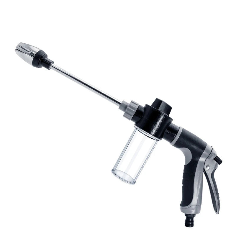 NEW Car Washing Long Pole High-Pressure Water Gun Adjustable Garden Nozzle Washer Garden Nozzle Hose Nozzle Foam Water Gun